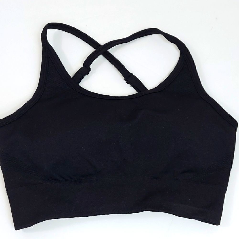 AYBL Black Sports Bra Sz XS
